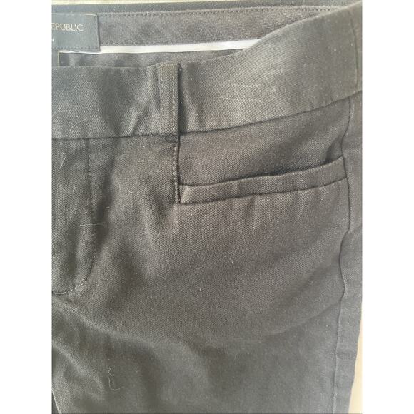 Banana Republic Sloan Pants Size 0 P Black slim Fit, Mid Rise, Ankle Length - Picture 2 of 4